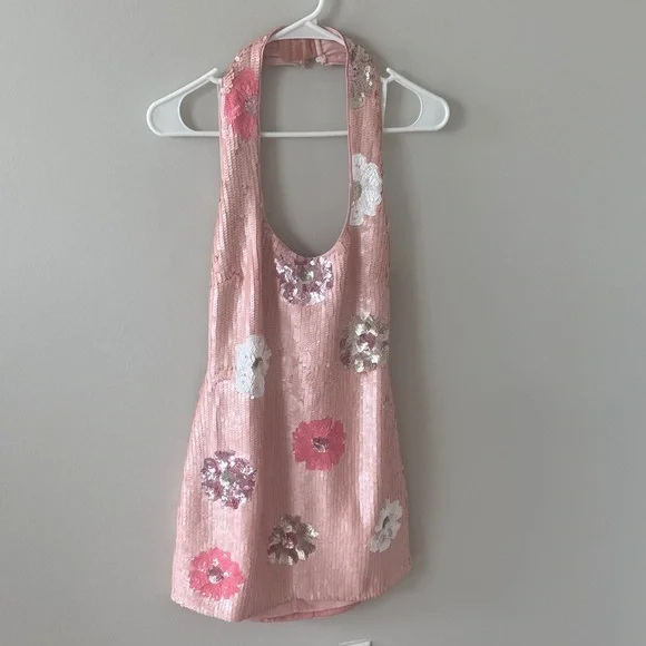 Lovers + Friends Sequin Floral Mini Dress - Picture 2 of 5